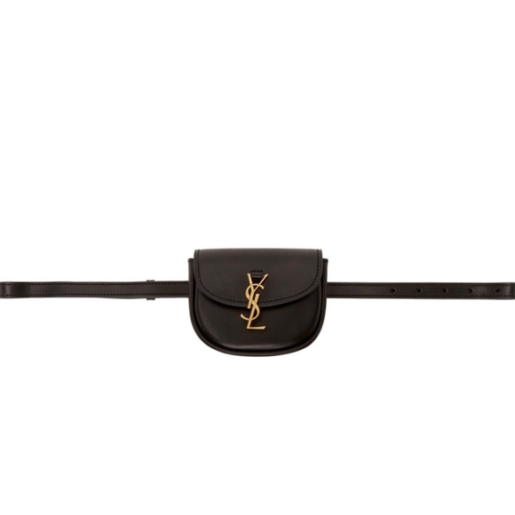 Saint Laurent Black Leather Small Kaia Belt Bag - Picture 2 of 5